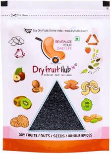 Dry Fruit Hub Natural Black Sesame Seeds 250gms| Kaale Til | Tal | Indian Spice Sesame Seeds