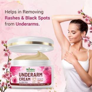 Nutrainix Organics Underarm Cream for All Skin Types | Get Rid of Bad Armpit
