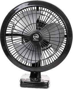 HARMAN INDUSTRIES 12INCH PITCH BLACK HIGH SPEED ALL PURPOSE AP FAN with 12 Months Warranty 300 mm Table Fan