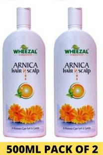 WHEEZAL HOMEOTRADE ARNICA HAIR N SCALP 500ML PACK OF 2