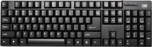 Tvs Electronics Champ Keyboard Wired USB Standard Desktop Keyboard Compatible with Desktop, Laptop, Mac Champ Keyboard