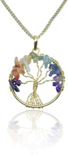 VIBESLE Crystal Stone Locket