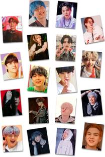 BTS SUGA Solo Laminated Lomo Cards Pack of 18 Premium Photocards (3 x 4 inches)… Fine Art Print