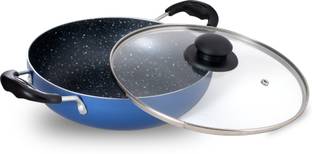 Flipkart SmartBuy Splatter Finish Kadhai 2.2 L with Lid