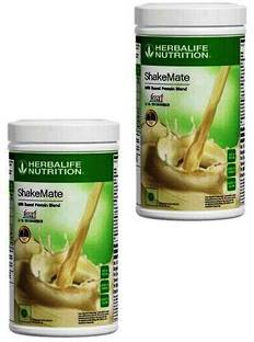 HERBALIFE SHAKEMATE MILK POWDER MILK BASED PROTIEN COMBO PACK OF TWO PIECES Plant-Based Protein