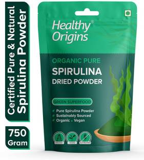 Healthy Origins Organic Spirulina Powder for Immunity, Digestion & Skin Health