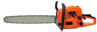 Easy Bull NY CS-58CC18 18"/18inch 58CC Powerful 2 Stroke Handed Petrol Chain Saw, Woodcutting Saw for Farm, Garden and Ranch with Tool Kit Angle Grinder