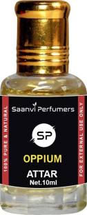 Saanvi perfumers Oppium Attar Perfume - Pure Natural Undiluted (Non-Alcoholic) (10ml) Floral Attar