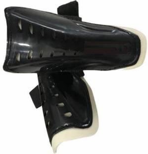 EmmEmm Premium 5.5 Inch Black Shin Guard for Juniors Football Shin Guard