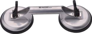 Harden Professional Aluminium Alloy Twin Suction Plate Cups Holder, Twin Claw Head Cup Lever Tool