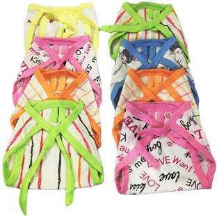 Chinmay Kids Cotton Diapers/Langot Washable and Reusable Nappies (0-6 Months) (Pack of 6)