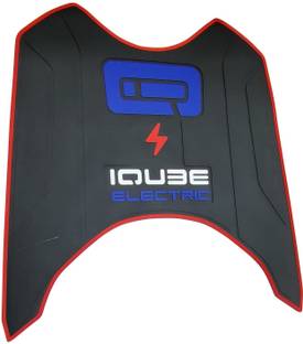 uri Anti Skid Two Wheeler 3DScooty Floor Mat Compatible with TVS iQube Two Wheeler Mat