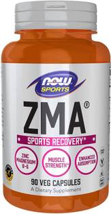 Now Foods NOW Sports ZMA Nutrition Recovery Capsules, 90 Count
