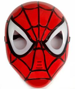 IndusBay Spiderman Face Mask for kids - Avengers SuperHero Spider man Costume Face mask with LED Light Cosplay for Party Party Mask