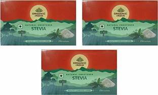 ORGANIC INDIA Natural Sweetener Stevia 25N Sachets 75g Sweetener