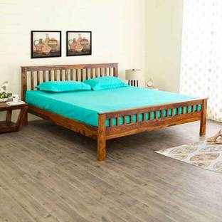 SMAART CRAAFTS Solid Wood King Bed