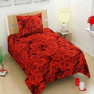 CECARO 159 TC Microfiber Single Printed Flat Bedsheet