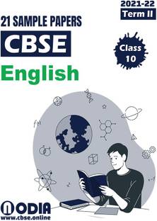 CBSE English 21 Sample Papers Class 10 Term 2 2022