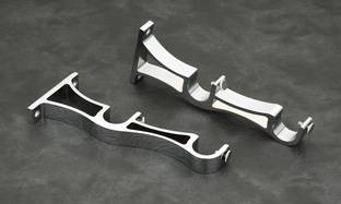 METZO Silver Rod Rail Bracket, Curtain Knobs Metal