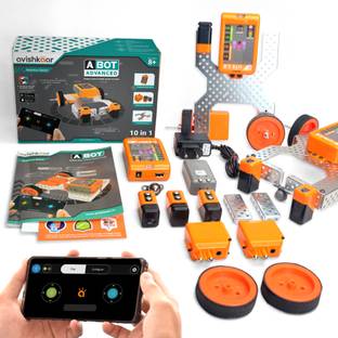 Avishkaar ABot Advanced Kit, 10 in1 DIY Robotics & Coding Kit,60+ Parts,Best Gift for Kids