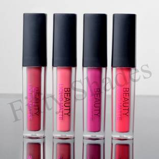 Fiftyshades Liquid Lipstick (nude edition) Sensational Liquid Lipstick Combo Pack, Set of 4