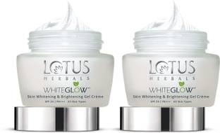 LOTUS HERBALS Whiteglow Skin Whitening & Brightening Gel Cream | SPF 25 | Pa +++| 40g