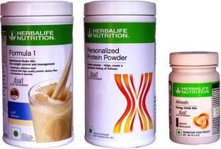 Herbalife Nutrition FORMULA 1SHAKE KULFI &PROTIEN POWDER 400 G AFRESH ENERGY DRINK ELAICHI Plant-Based Protein