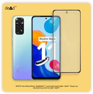 deAdShield Edge To Edge Tempered Glass for Redmi Note 11