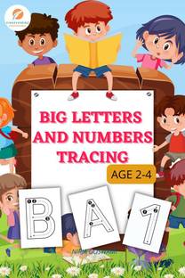 BIG LETTERS AND NUMBERS TRACING