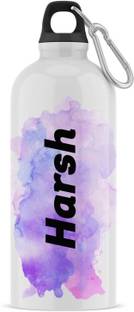 Ashvah Sipper/Water Bottle - Best Happy Birthday Gift for Kids, Name - Harsh 600 ml Aluminium Sipper