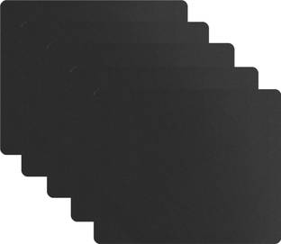 NIGSUR [5 Pack] "Non-Stitch Edge" Natural Rubber Mousepad for Office and Home Non Slip Base Mousepad