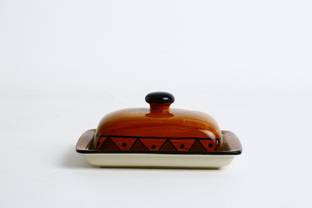 caffeine Ceramic Handmade Royal Style Butter Dish
