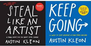 STEAL LIKE AN ARTIST + KEEP GOING ( Set Of 2 Books )