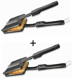 Value Adds Presents Double Pack of Non Stick Sandwich Maker Gas Toast