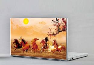 Craft Advertising Seven Horse Color Sticker For Laptop Tablet MacBook Size 16X11 Inch Vinyl Laptop Dec...