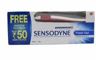 SENSODYNE 1 TOOTHBRUSH FREE WITH FRESH GEL 150 ML Toothpaste