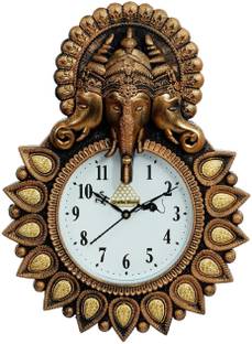 CW Crafts World Analog 25 cm X 35 cm Wall Clock