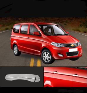 CARGROUP Door Handle /Catch Chrome Cover Suitable With ENJOY 2013 set of 4pc Chrome Chevrolet Enjoy Side Garnish
