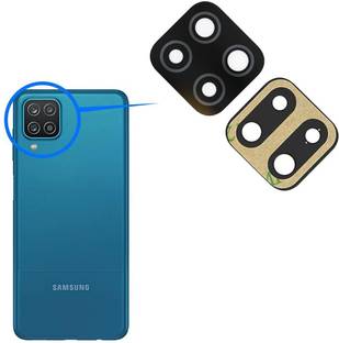 Ufixit CG0633 Samsung Galaxy A12 : Black Camera Lens Glass