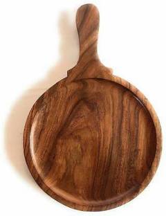 QUEEN ART HANDICRAFTS Pizza pan/best quality/8inch round/Snacks plate/Cutting board Pizza Tray