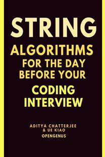 String Algorithms for the day before your Coding Interview
