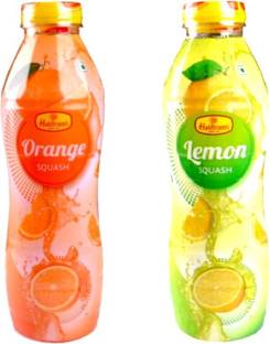 Haldiram's Orange Squash and Lemon Squash (Combo Pack)