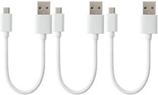 Skymac Micro USB Cable 2 A 0.3 m Micro USB(Type B)Power Bank Cable (Compatible All Micro USB Devices) [Pack of 3]