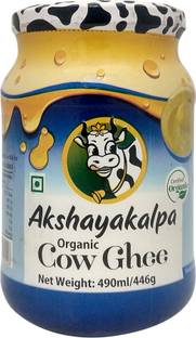 Akshayakalpa Organic Cow Ghee Glass Bottle