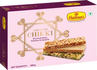 Haldiram's Nagpur Assorted Chikki (Pack of 2) (400g*2) Box