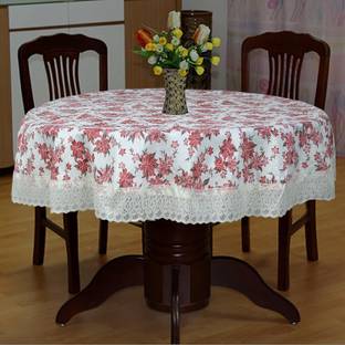 Dakshya Industries PVC 4 Seater Floral Table Cover