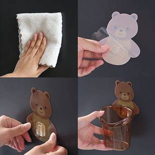 GVJ TRADERS TEDDY BEAR TOOTH BRUSH HOLDER Plastic Toothbrush Holder