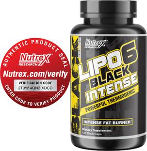 Nutrex LIPO 6 BLACK INTENSE FAT BURNER 120 CAPS