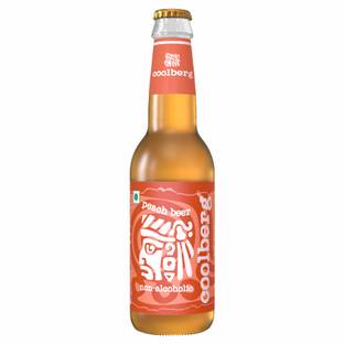 coolberg Peach Non Alcoholic Beer Glass Bottle