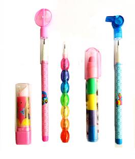 ShopTalk Combo Pencil And Eraser School Set Of 5